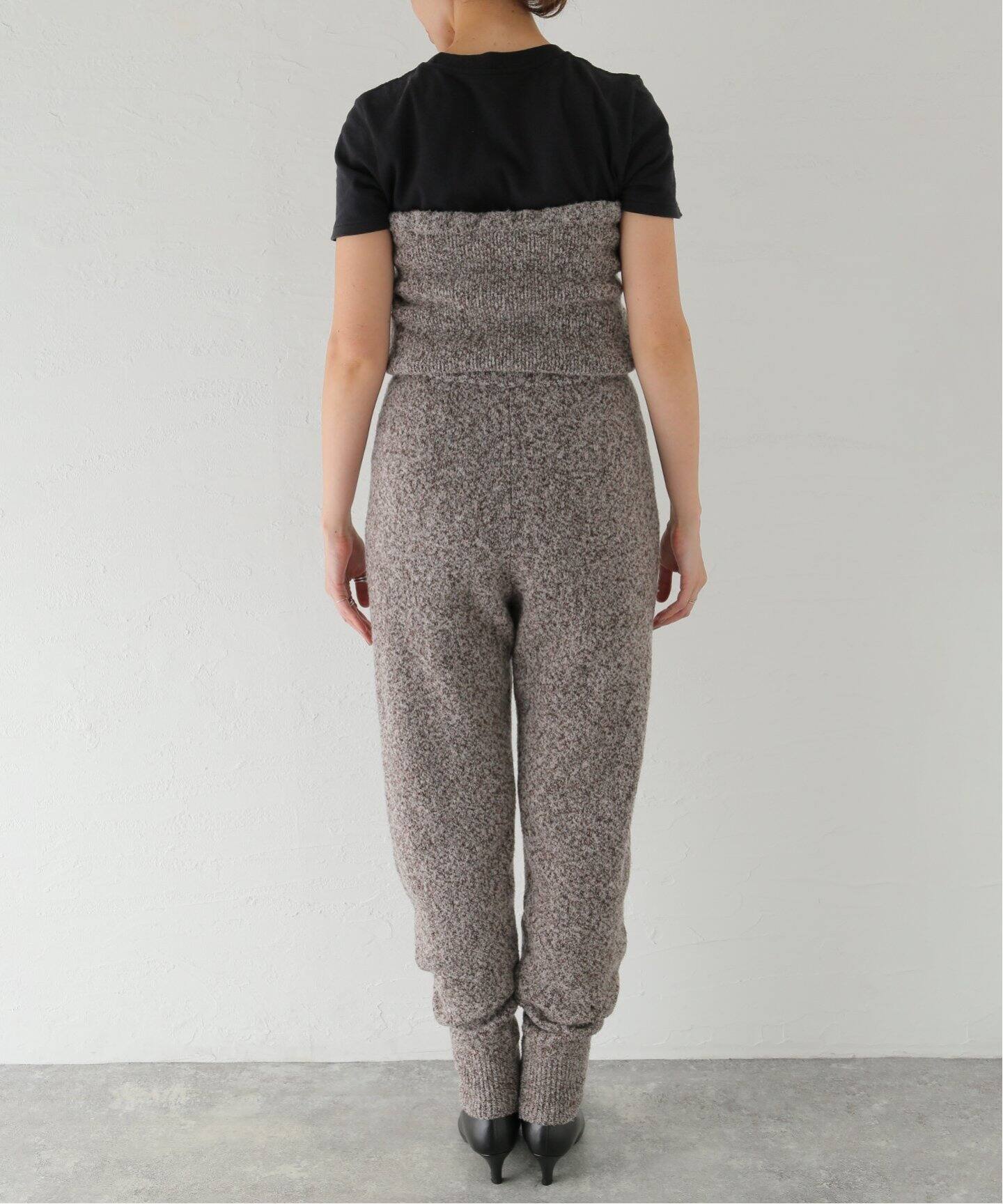 FUMIE TANAKA】 knit high waist PA：チューブトップオールインワン 