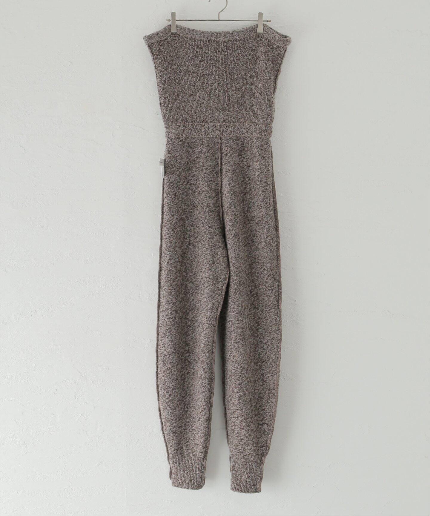 FUMIE TANAKA】 knit high waist PA：チューブトップオールインワン 