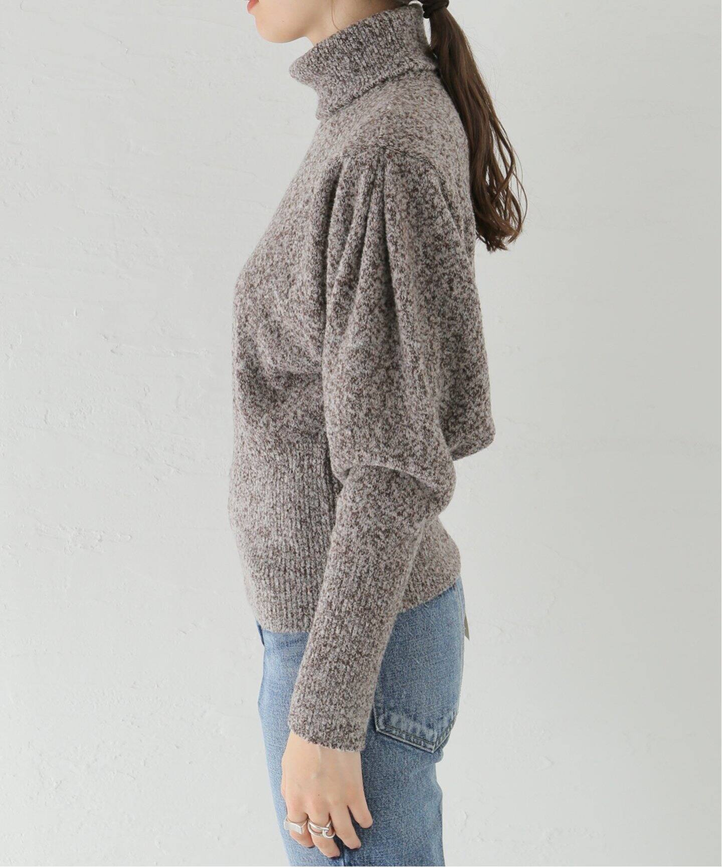 FUMIE TANAKA】puff sleeve knit：ニット（ニット／セーター 