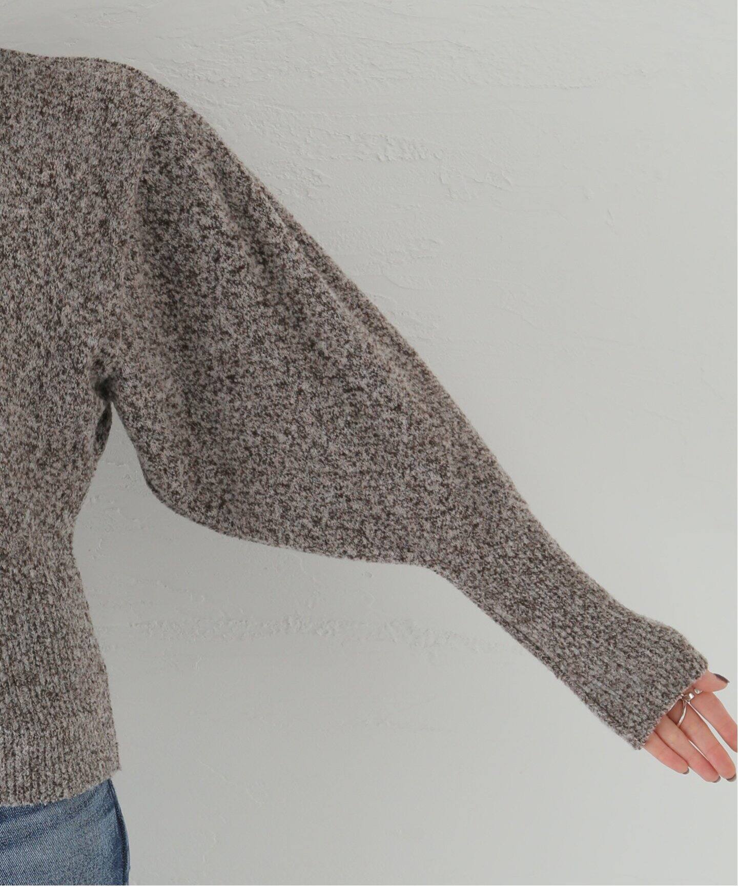 FUMIE TANAKA】puff sleeve knit：ニット（ニット／セーター 