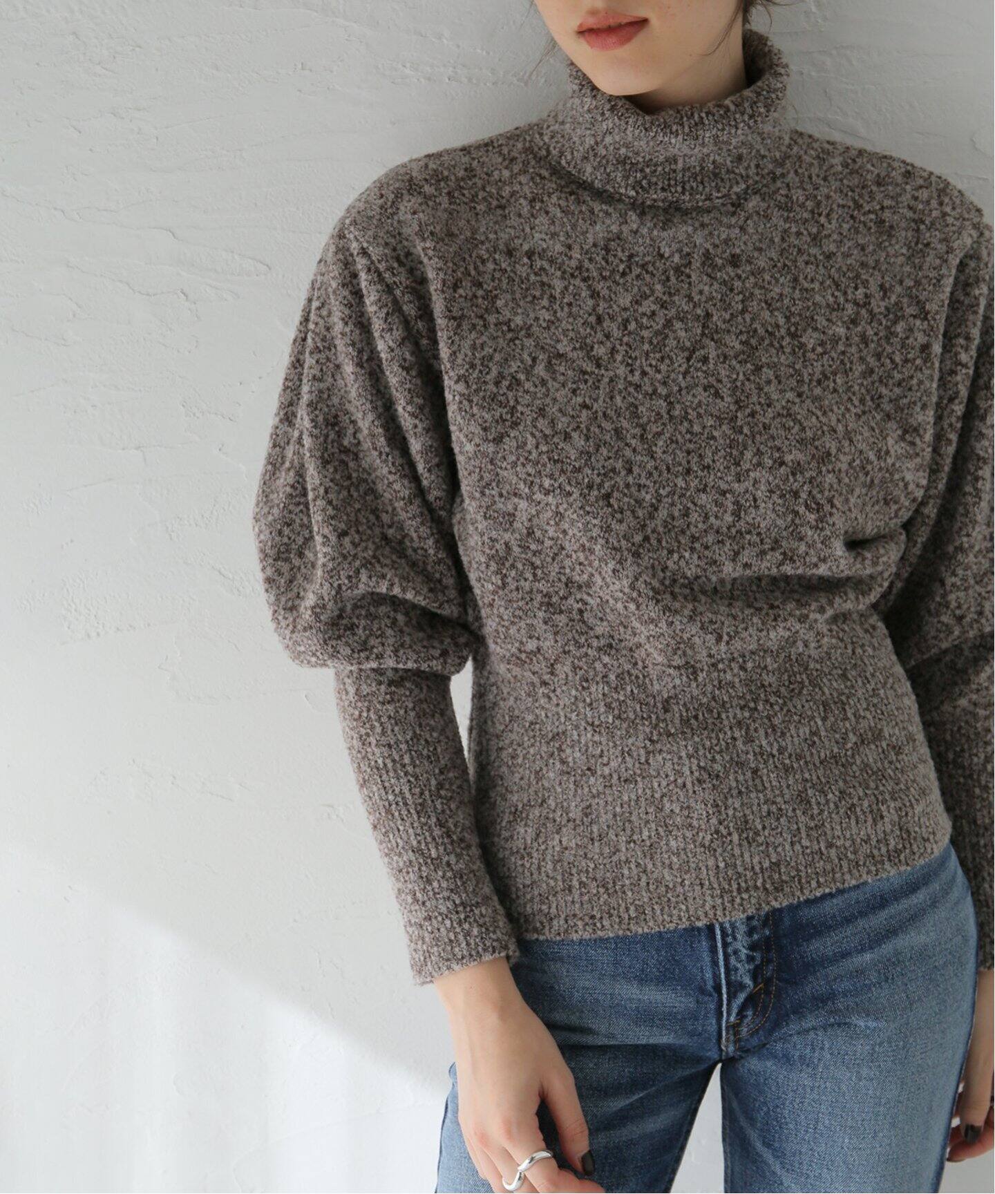 FUMIE=TANAKA 23aw puff sleeve knit