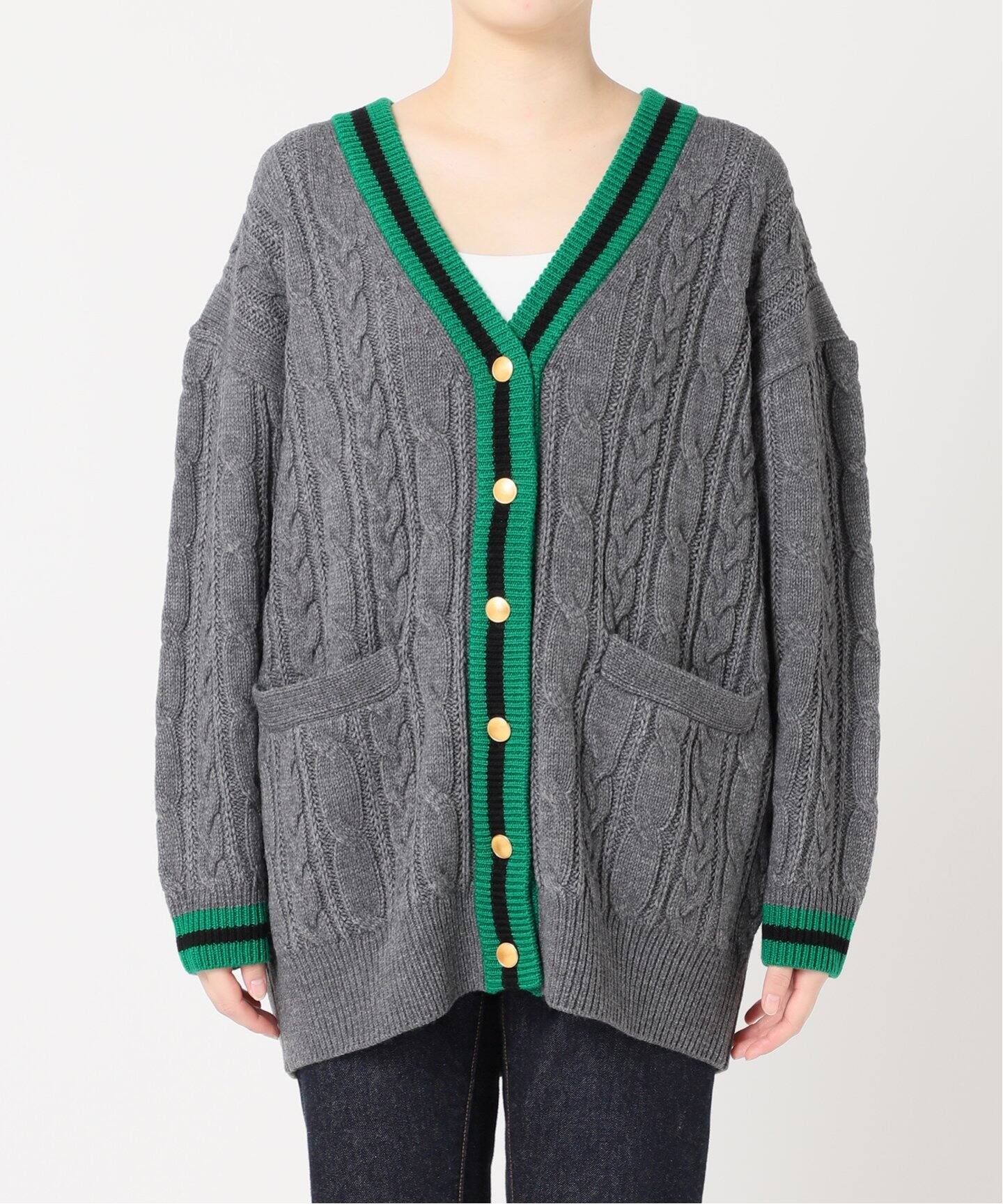 別注》【TRADITIONAL WEATHERWEAR】CABLE TILDEN CARDIGAN 