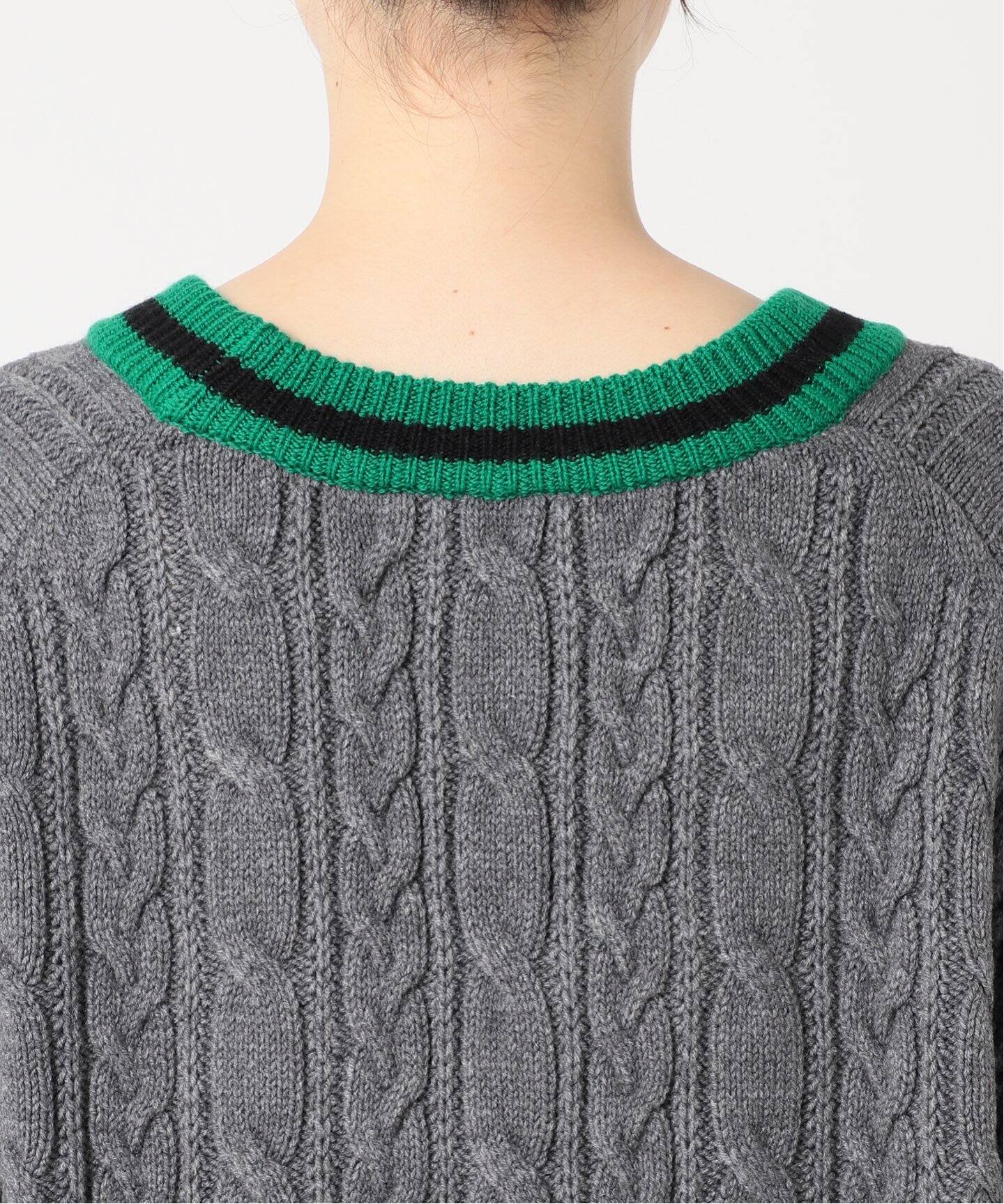 別注》【TRADITIONAL WEATHERWEAR】CABLE TILDEN CARDIGAN 