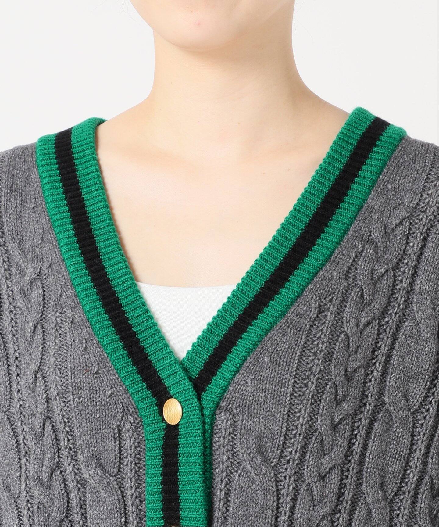 別注》【TRADITIONAL WEATHERWEAR】CABLE TILDEN CARDIGAN 