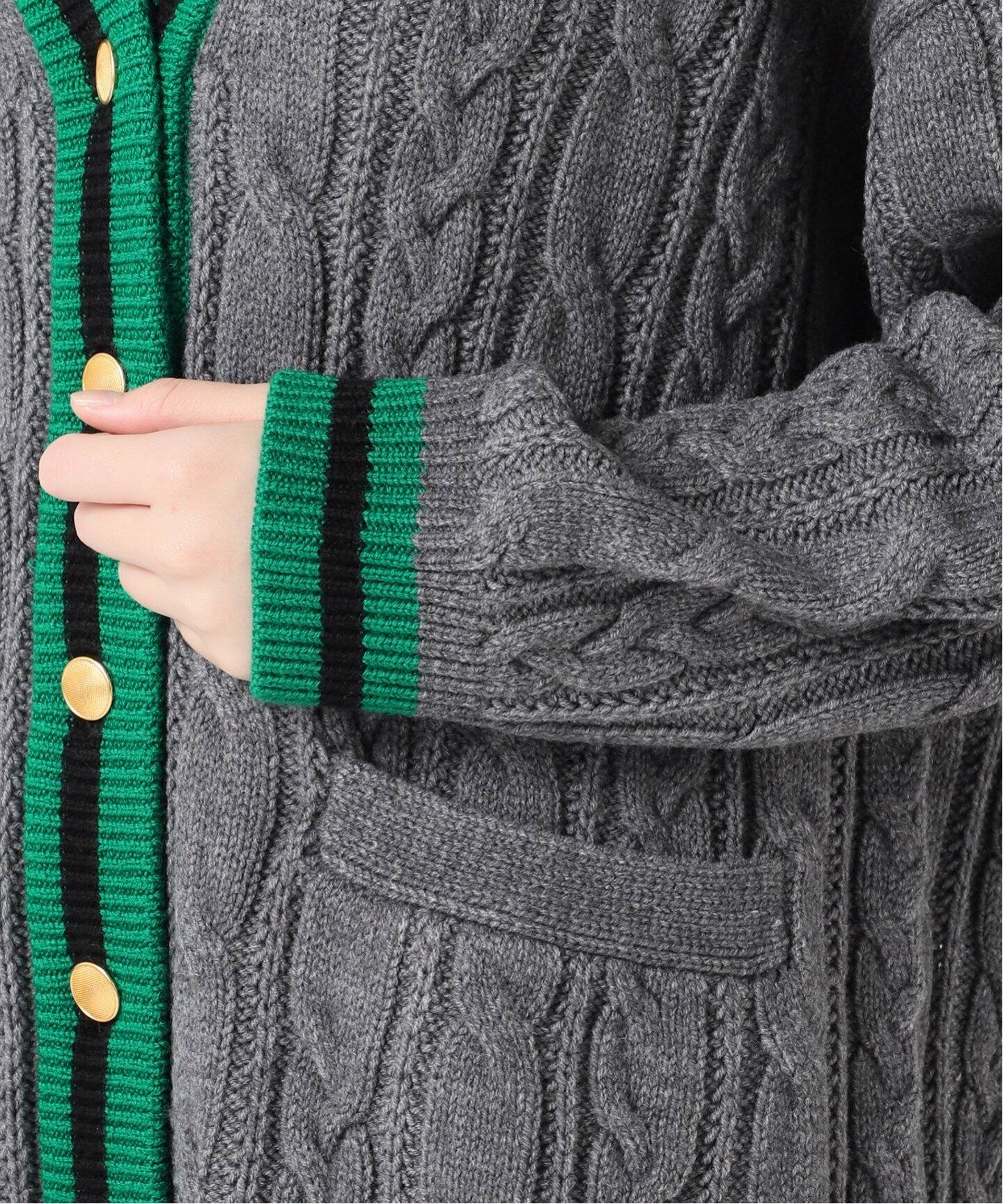 別注》【TRADITIONAL WEATHERWEAR】CABLE TILDEN CARDIGAN 