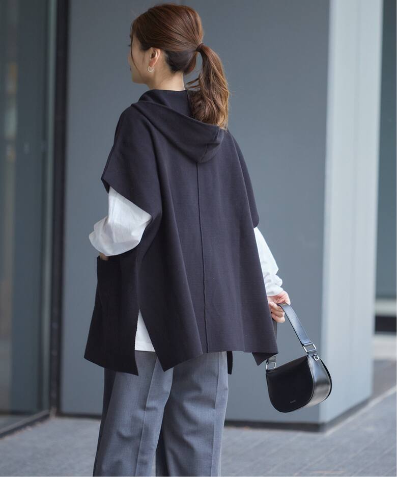 フーディ ポンチョ（ニット／セーター）｜JOURNAL STANDARD  