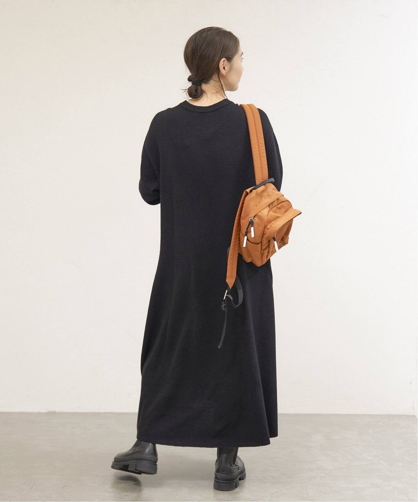 ウォッシャブルフレアニットワンピース（ワンピース）｜JOURNAL  