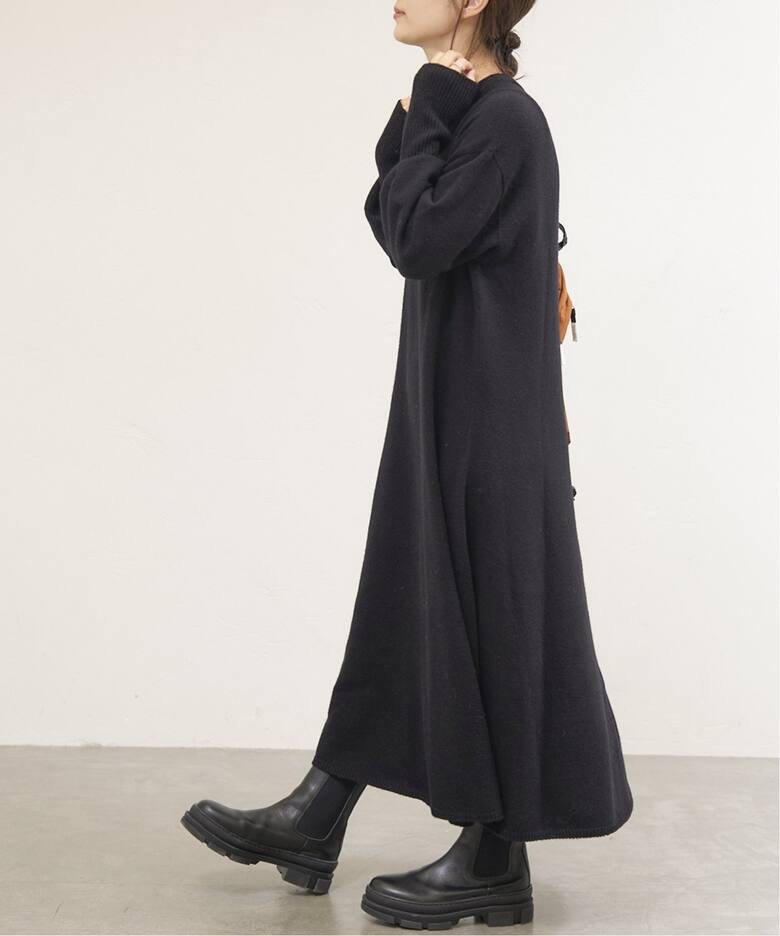 ウォッシャブルフレアニットワンピース（ワンピース）｜JOURNAL  