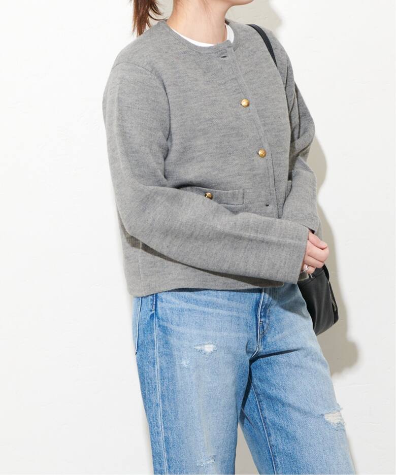 ウールミックスコンパクトカーディガン（カーディガン）｜JOURNAL  