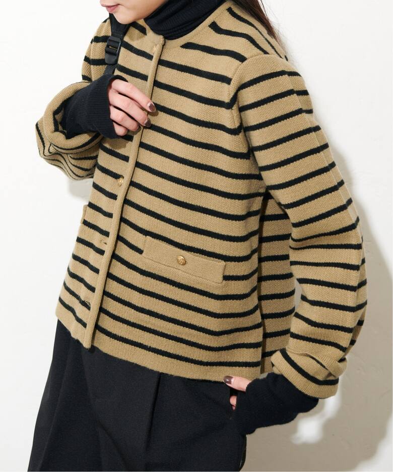 ウールミックスコンパクトカーディガン（カーディガン）｜JOURNAL  