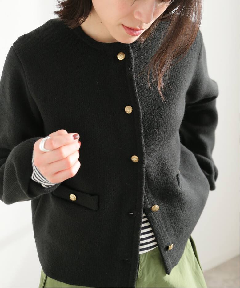 ウールミックスコンパクトカーディガン（カーディガン）｜JOURNAL  