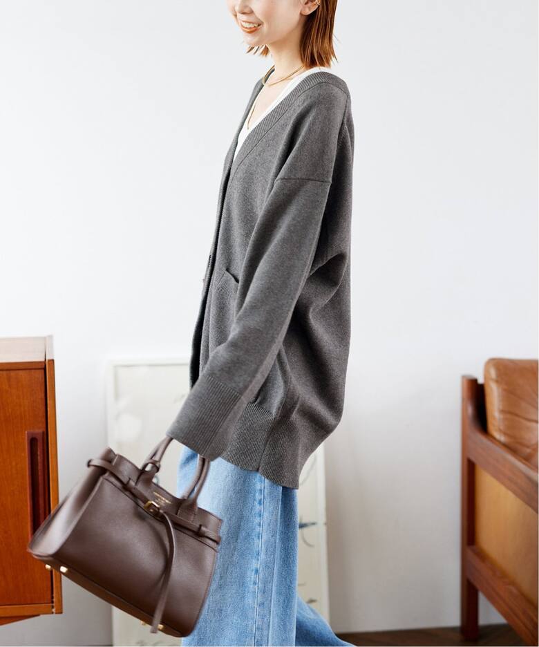 追加》コットンカシミヤビッグカーディガン（カーディガン）｜JOURNAL  