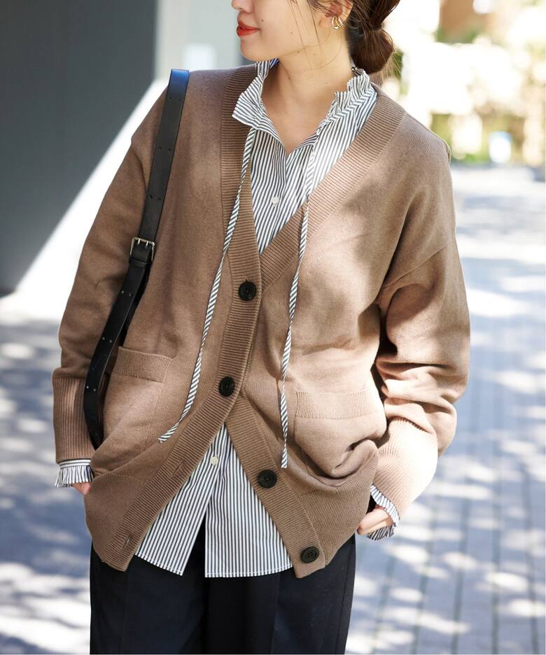 Drawer（ドゥロワー）の「Drawer カシミヤ パフスリーブニット（ニット  