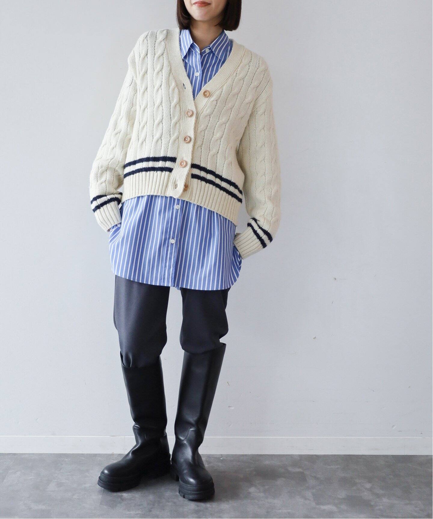 JAMES CHARLOTTE/ジェームスシャルロット】 クロップドチルデン  