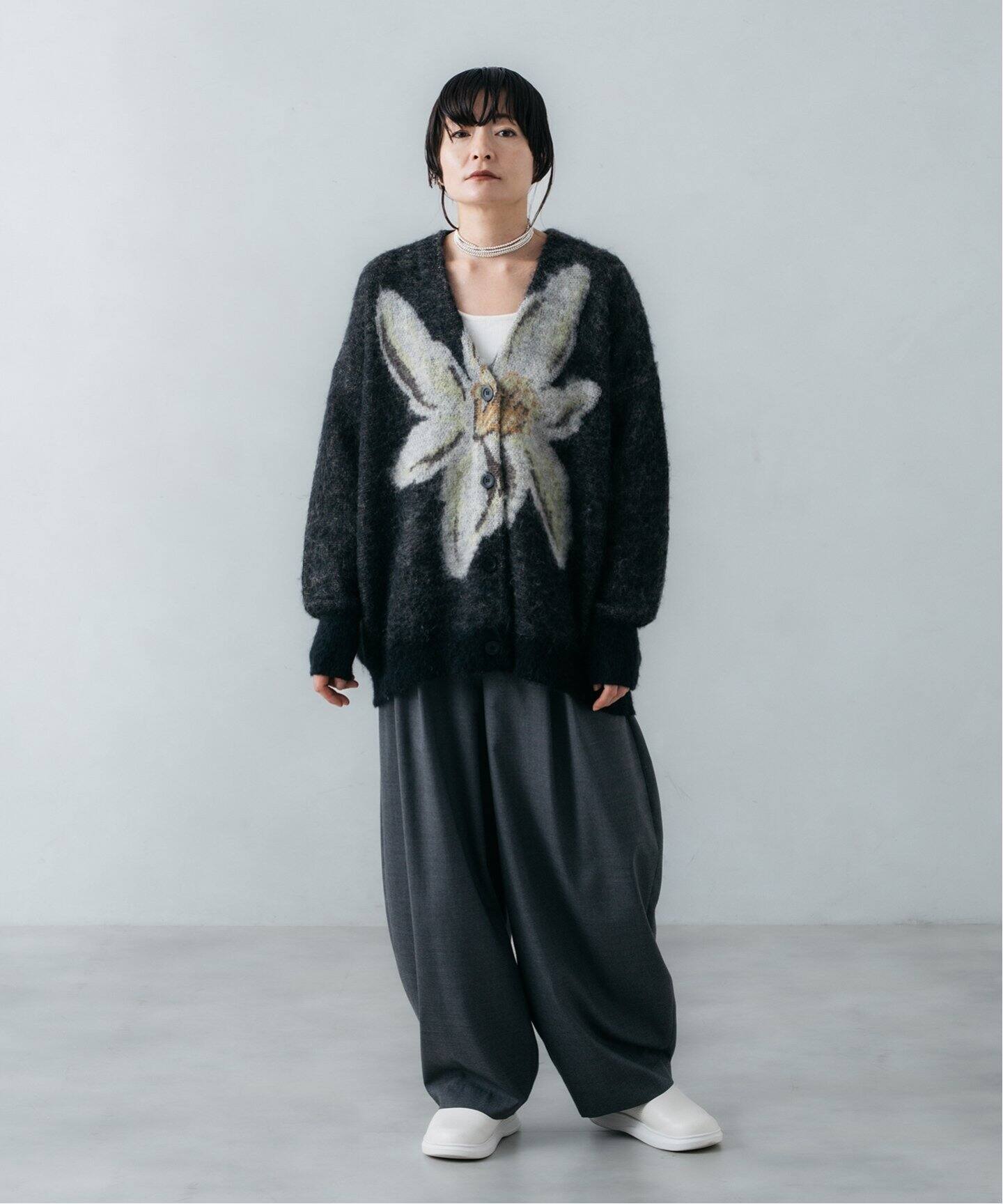 TOLIGHT×JOURNALSTANDARD】モヘヤジャガードカーディガン  