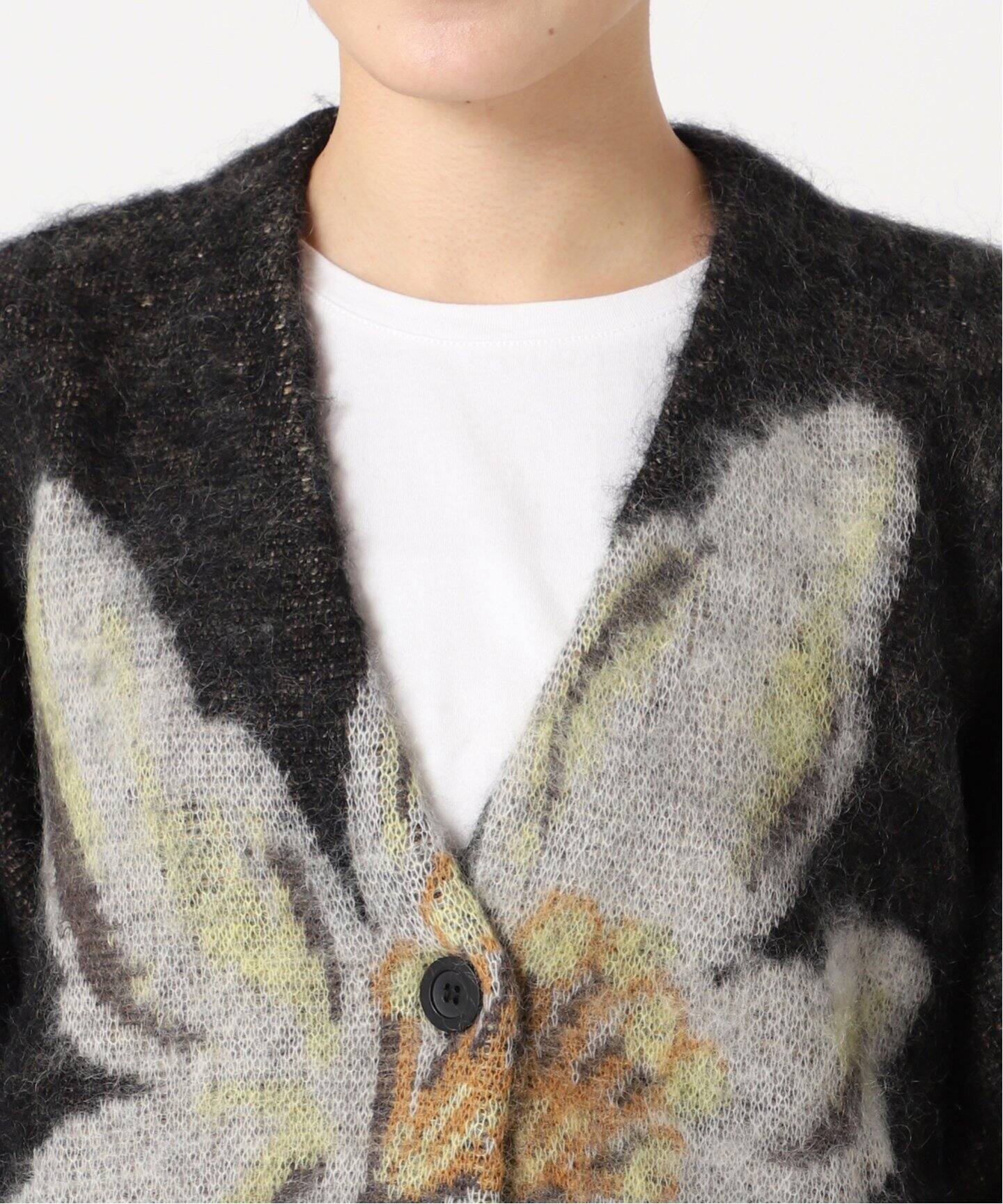 TOLIGHT×JOURNALSTANDARD】モヘヤジャガードカーディガン  