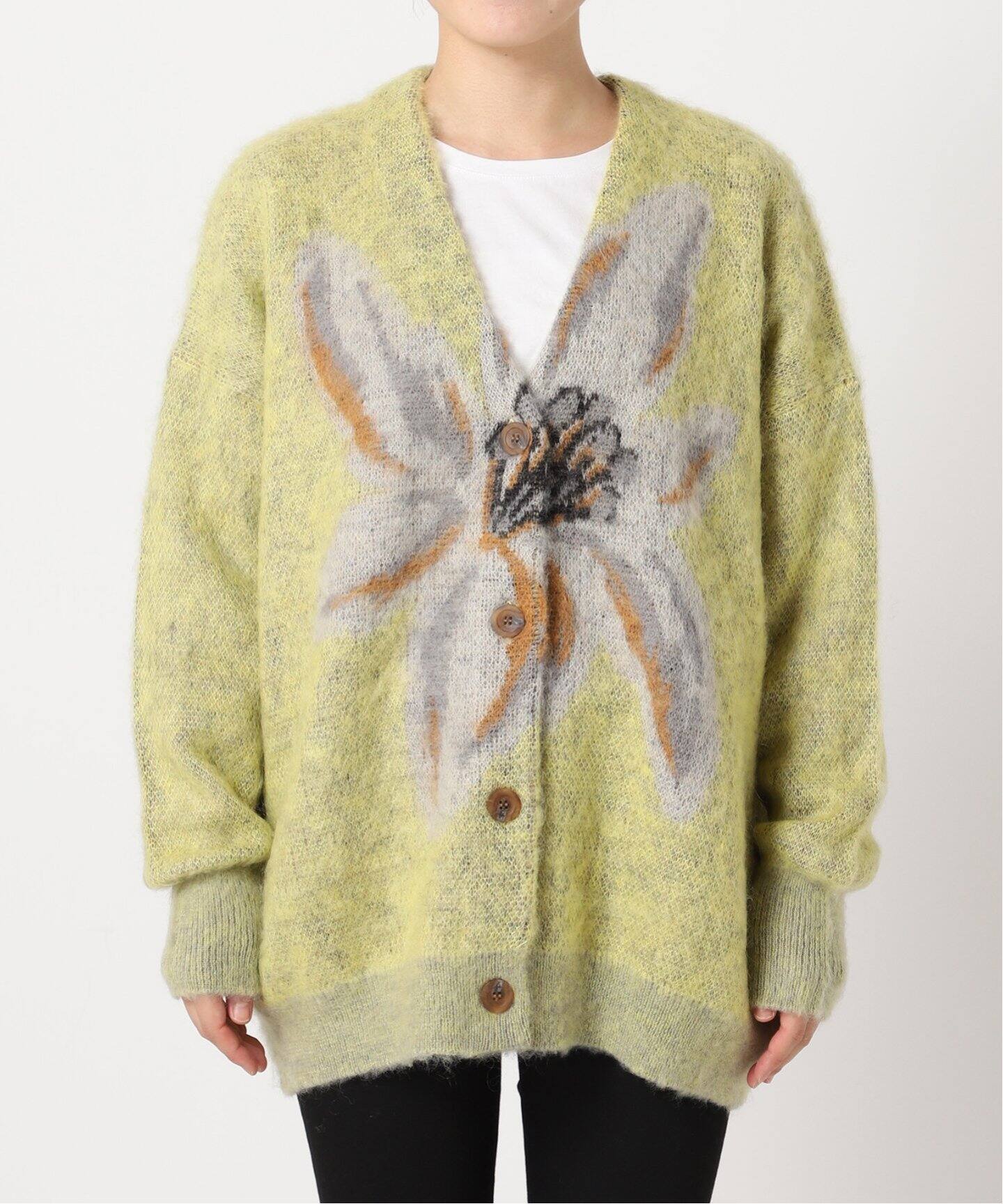 TOLIGHT×JOURNALSTANDARD】モヘヤジャガードカーディガン  