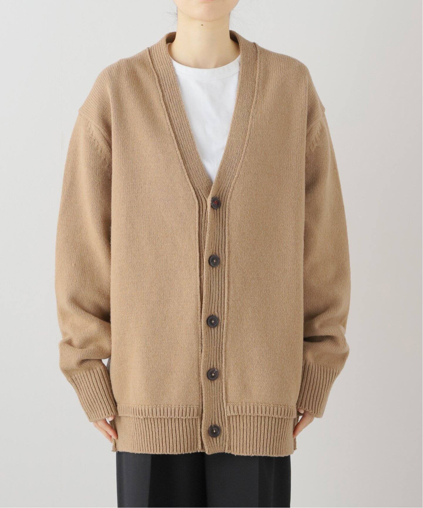 Maison Margiela あみ ボアニットカーディガンコート 