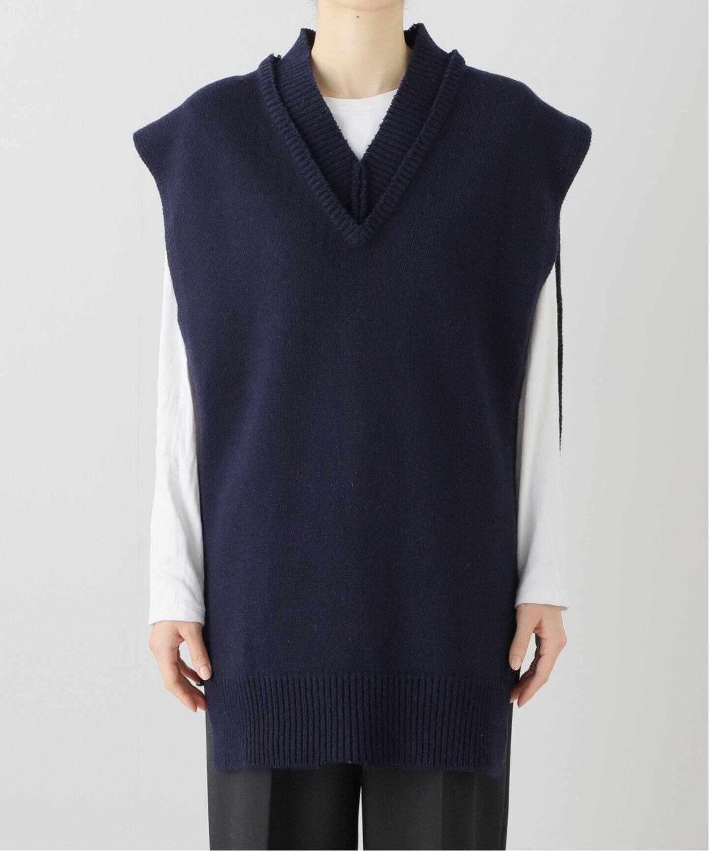 MAISON MARGIELA / メゾン マルジェラ】STOLE VEST:ベスト（ニット 