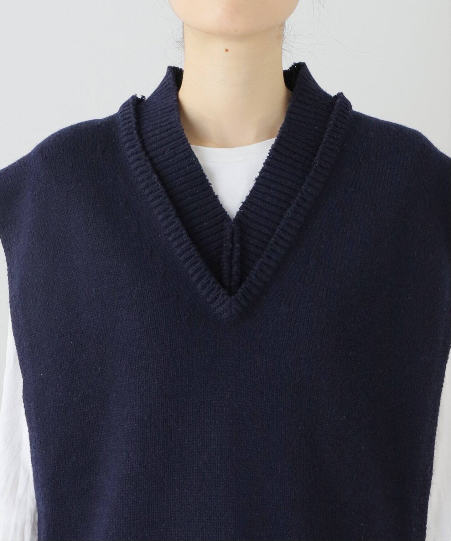 MAISON MARGIELA / メゾン マルジェラ】STOLE VEST:ベスト（ニット 