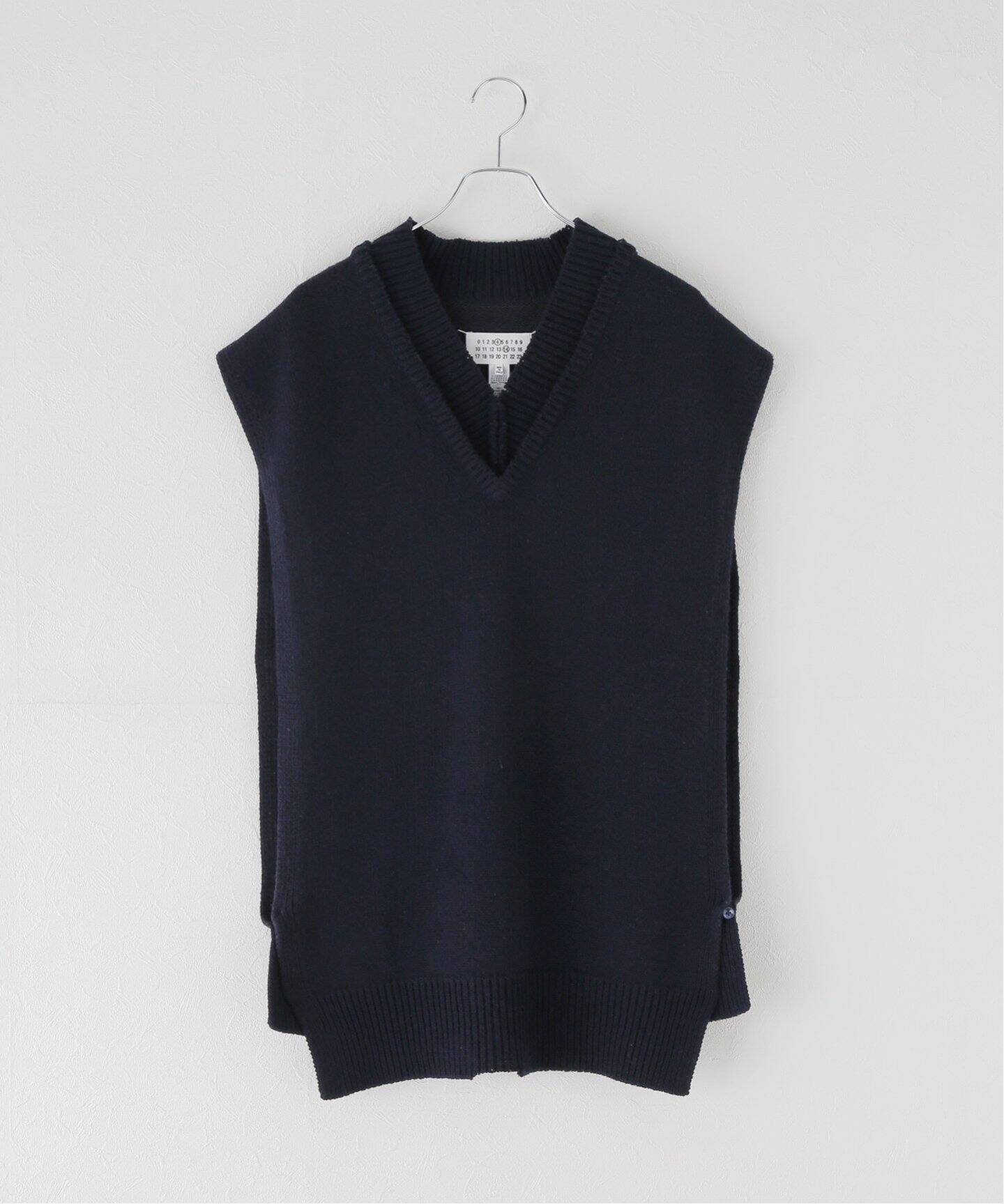 MAISON MARGIELA / メゾン マルジェラ】STOLE VEST:ベスト（ニット 