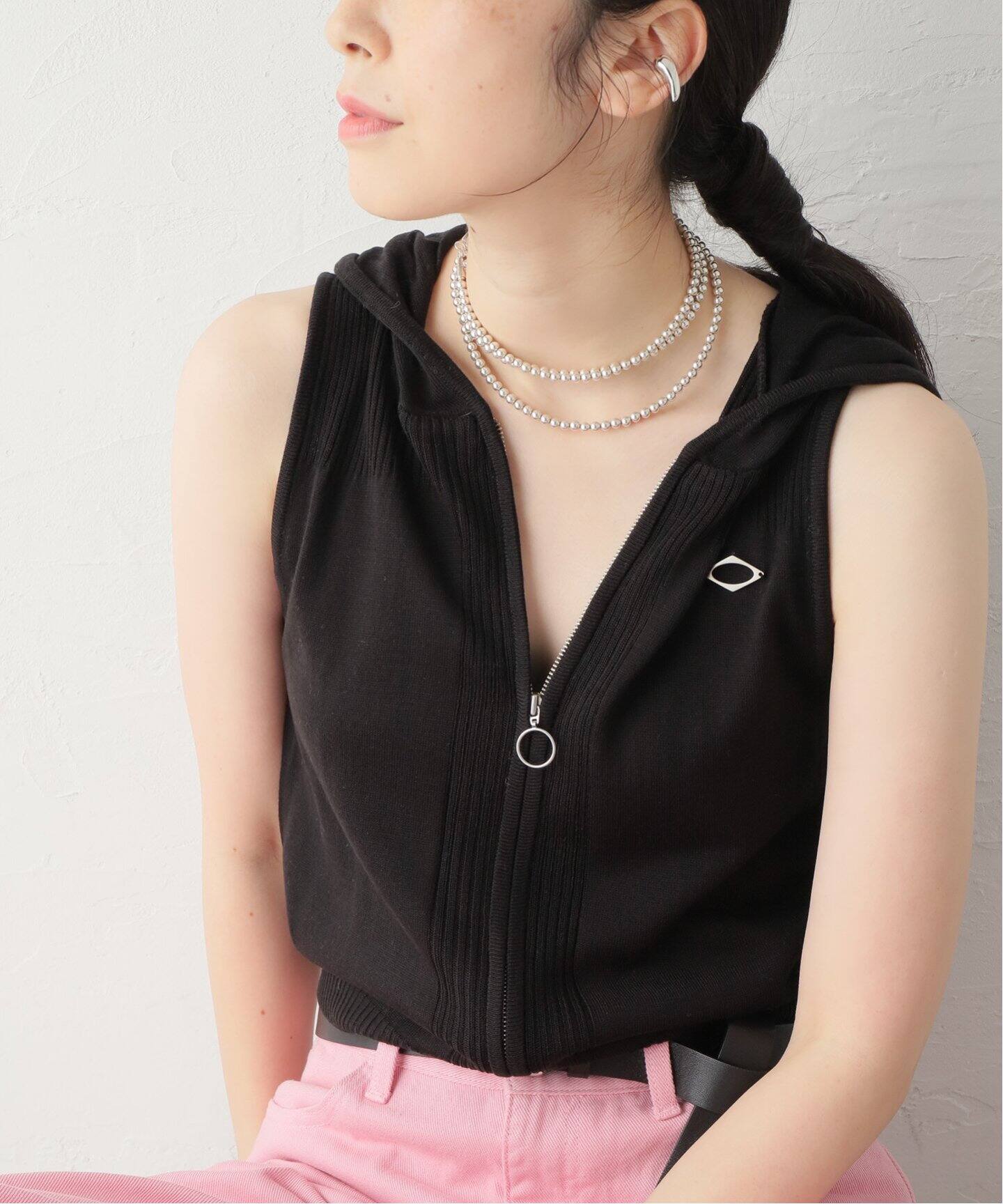 MSCHF/ミスチーフ】 RHOMBUS HOODED KNIT VEST：ベスト（ベスト 