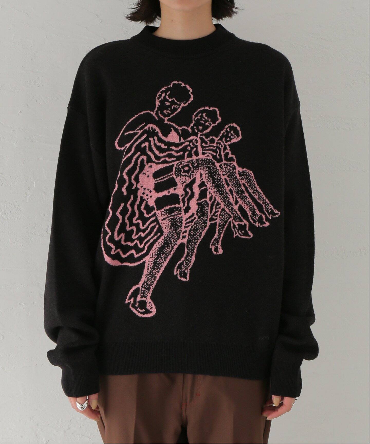 RASSVET/ラスベート】CABARET CREWNECK JUMPER KNIT：ニット