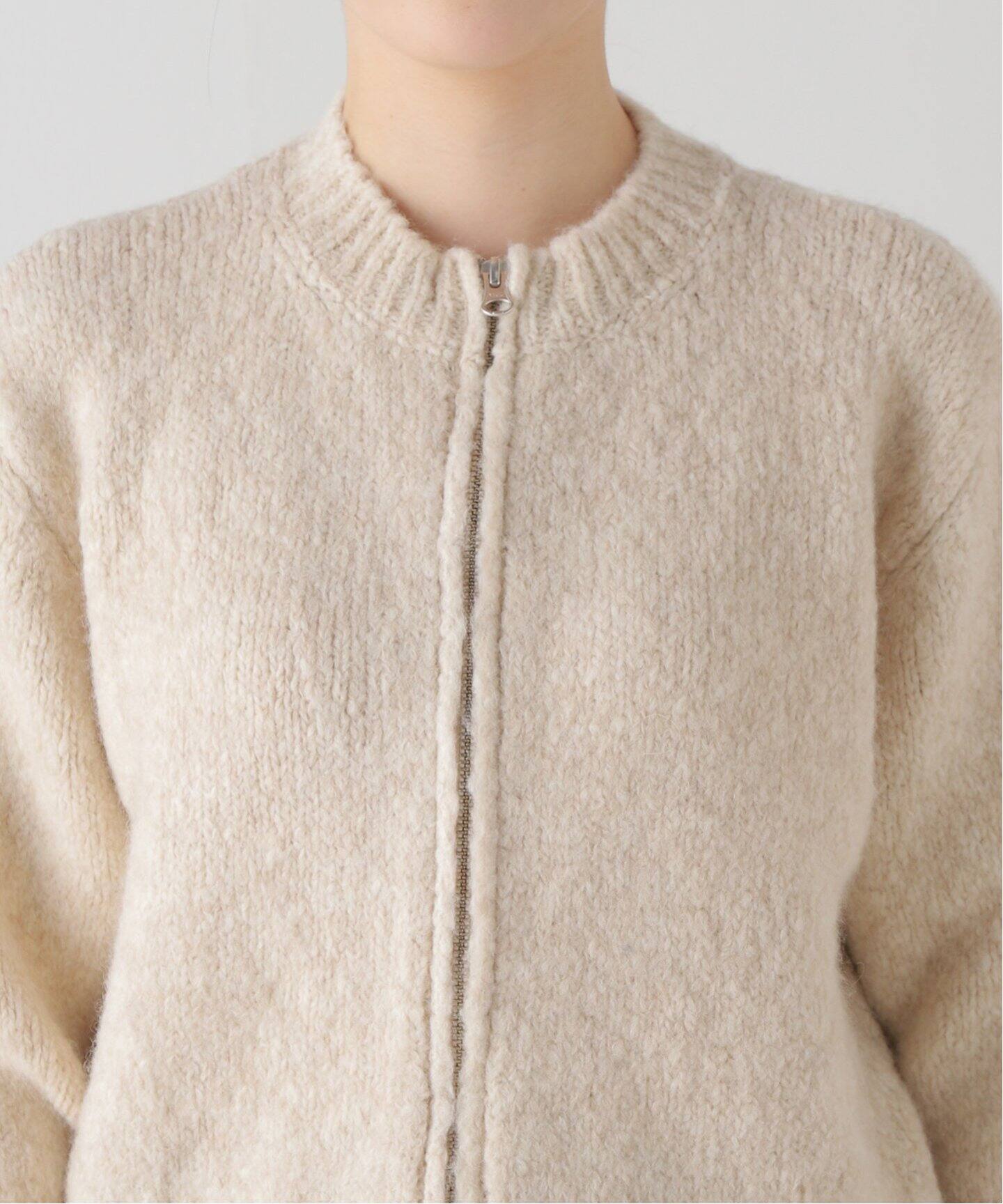 PALOMA WOOL/パロマ ウール】1BESITO ZIP：ジップニット（ニット 