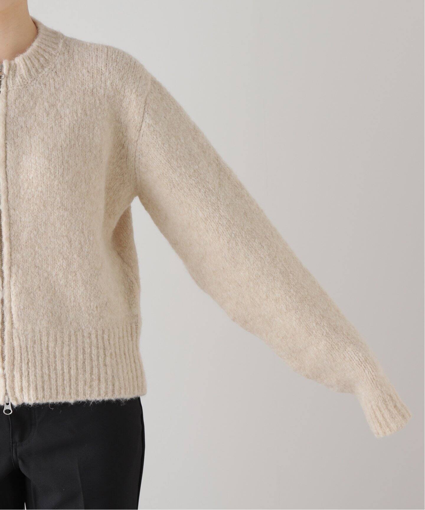 PALOMA WOOL/パロマ ウール】1BESITO ZIP：ジップニット（ニット 