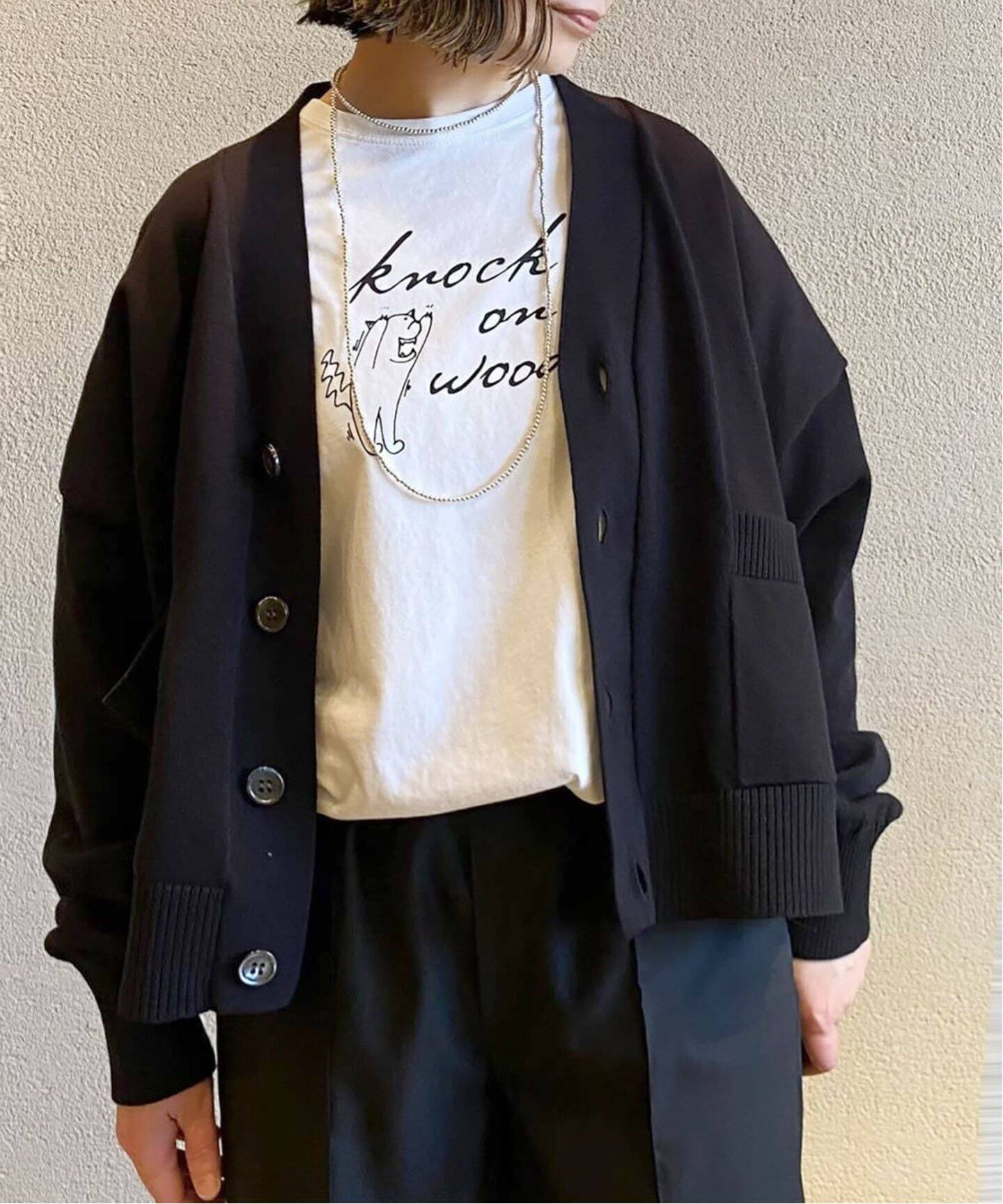 ドライテンジク Vネックカーディガン（カーディガン）｜journal  