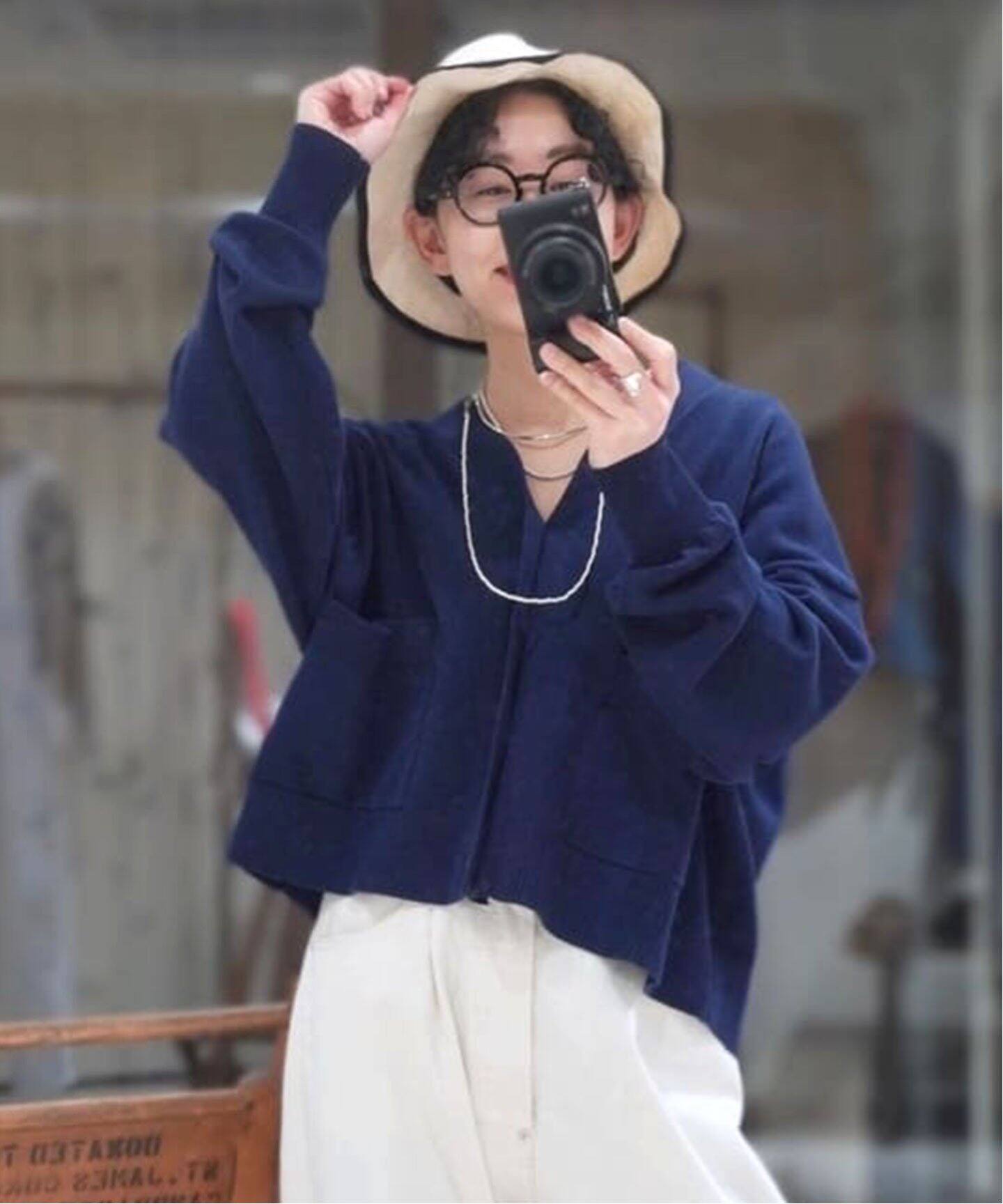 ドライテンジク Vネックカーディガン（カーディガン）｜journal  