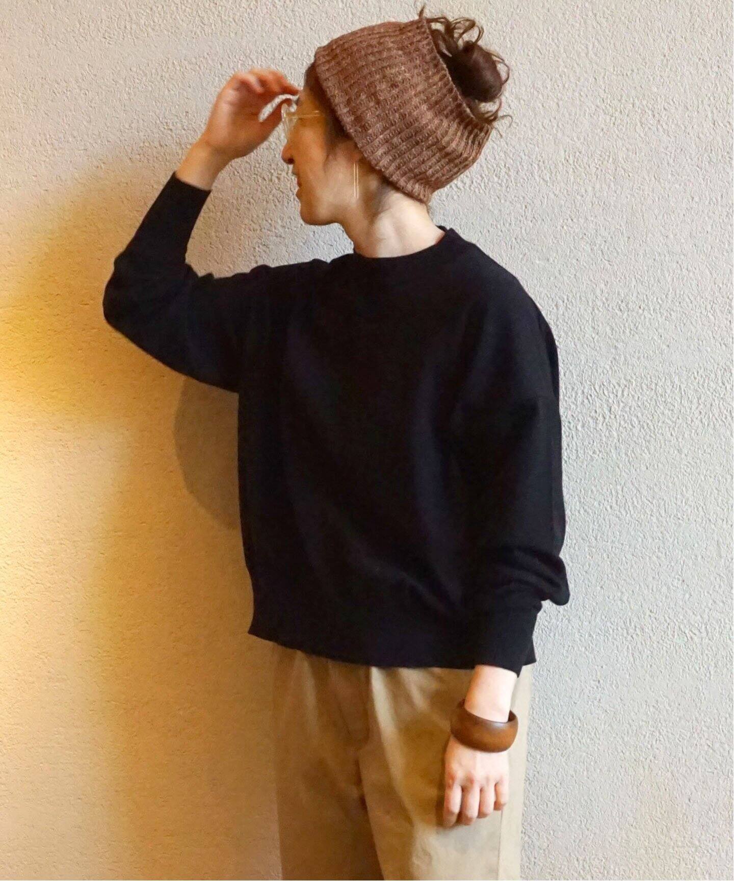 ドライテンジク クルーネックプルオーバー（14GG）（ニット／セーター  