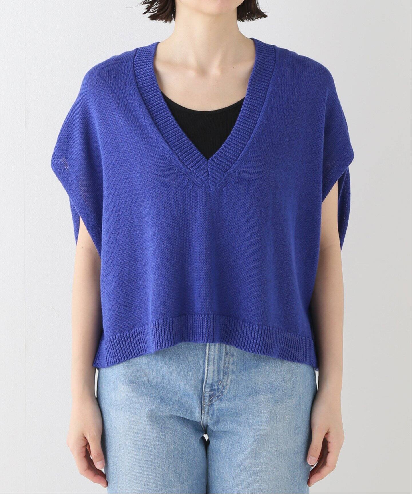 ラミーコットンテンジクVネックベスト（ベスト）｜journal standard  