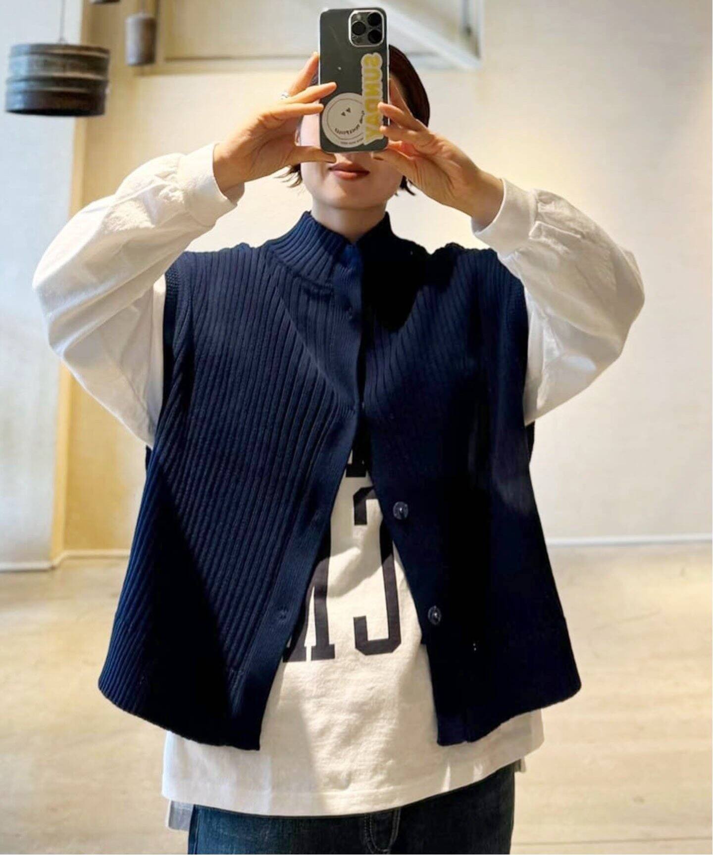 COTTONリブベスト（ベスト）｜journal standard luxe（ジャーナル  