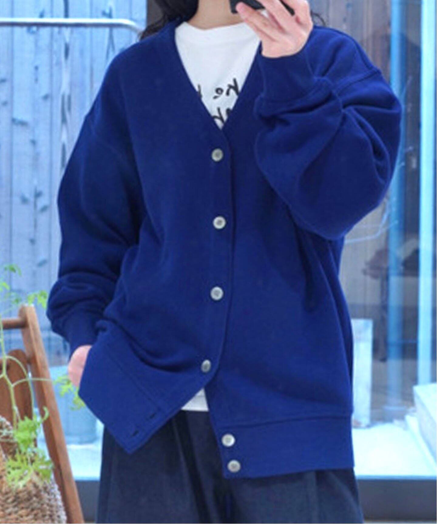 YONETOMI NEW BASIC】 GIMA COTTON KNIT C/D（カーディガン）｜journal  