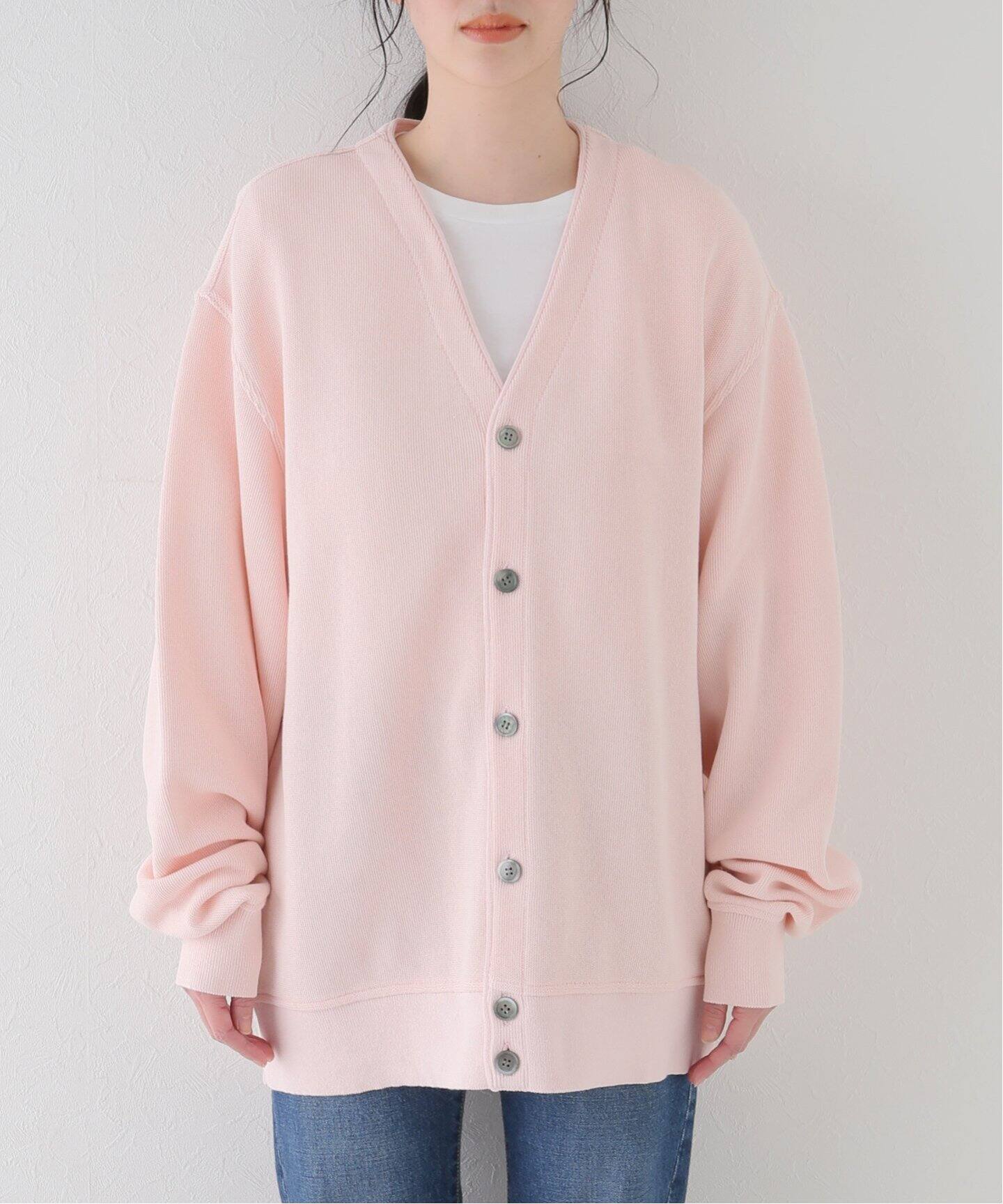 YONETOMI NEW BASIC】 GIMA COTTON KNIT C/D（カーディガン）｜journal  