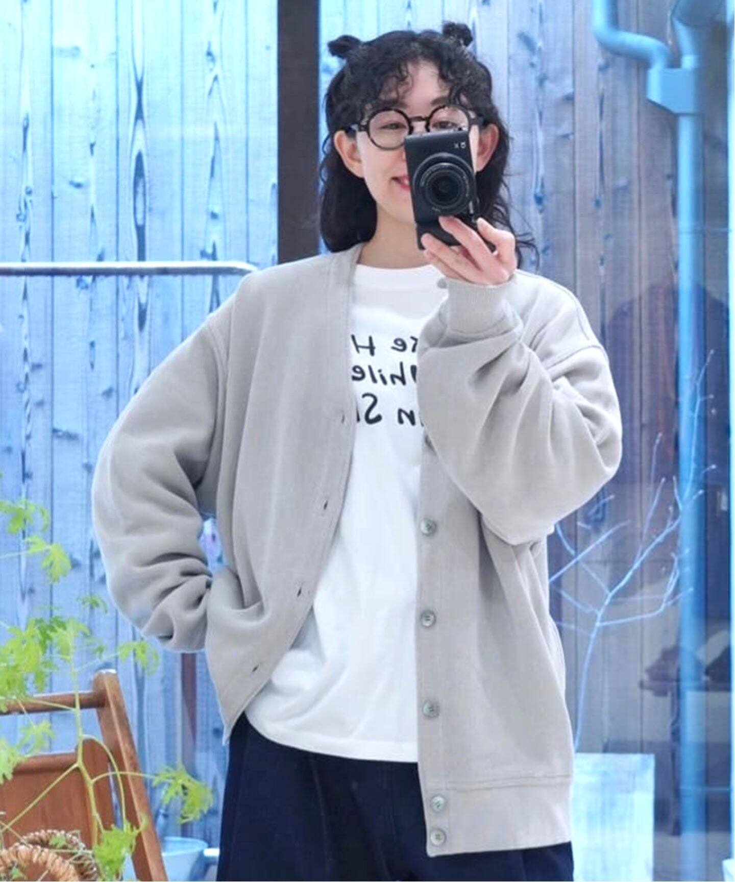 YONETOMI NEW BASIC】 GIMA COTTON KNIT C/D（カーディガン）｜journal  