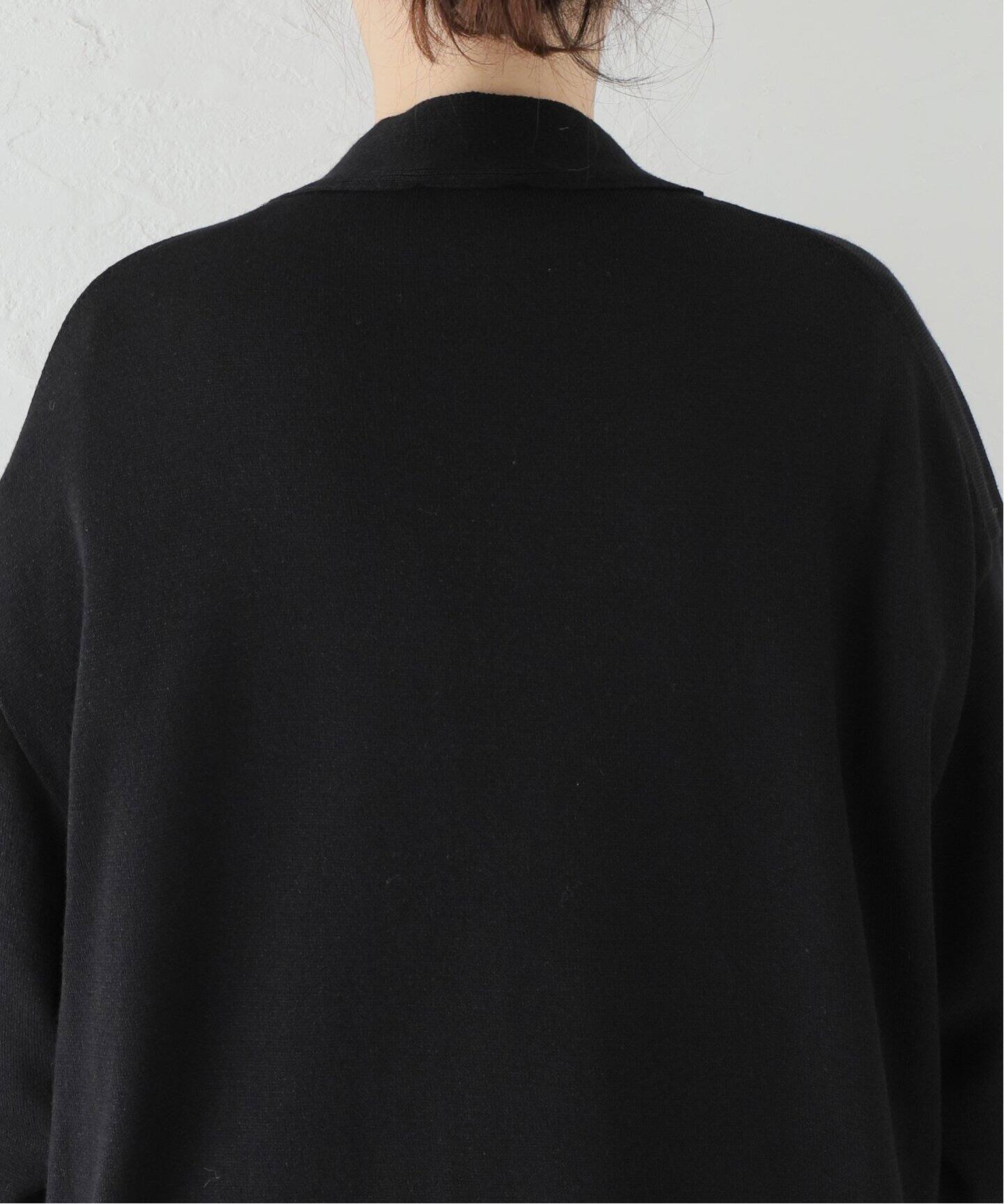 トップス ATON Wool Washi Oversized Cardigan black URBAN RESEARCH｜ATON WOOL WASHI OVERSIZED CARDIGAN | Rakuten