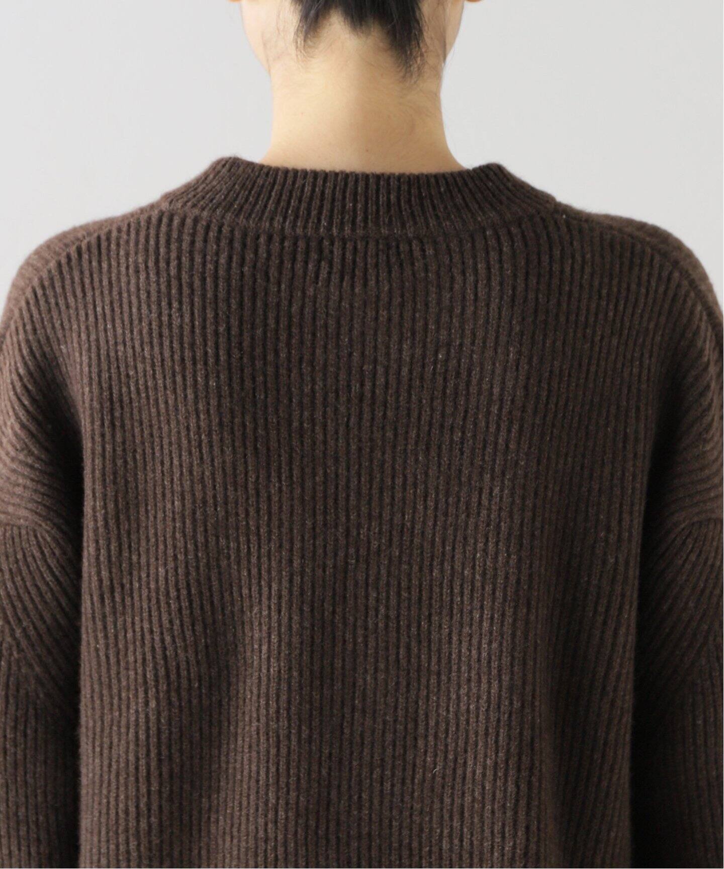 SEEALL / シーオール】OVERSIZED CREWNECK SWEATER（ニット／セーター  
