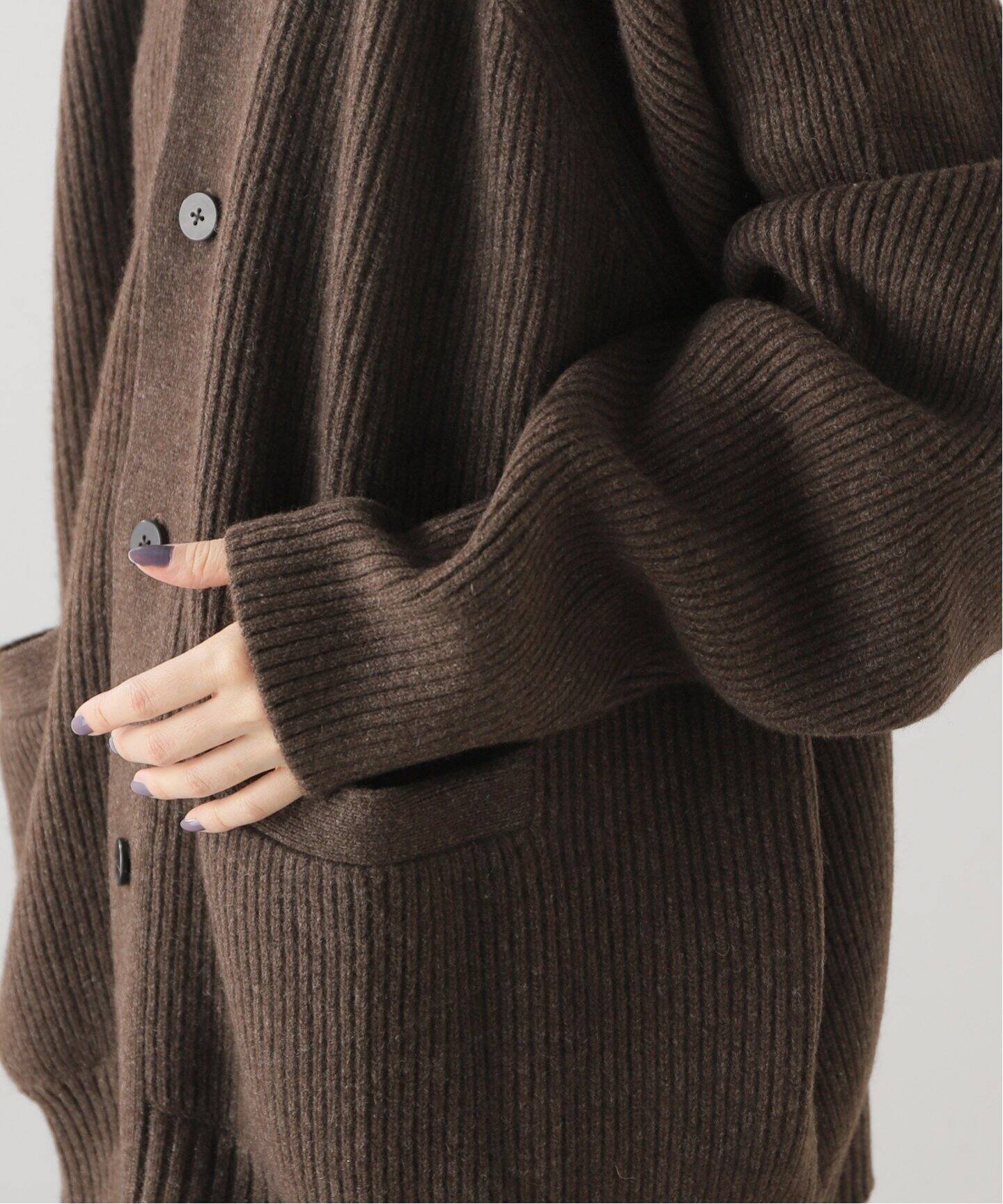 SEEALL / シーオール】OVERSIZED CANADIAN SWEATER（カーディガン 