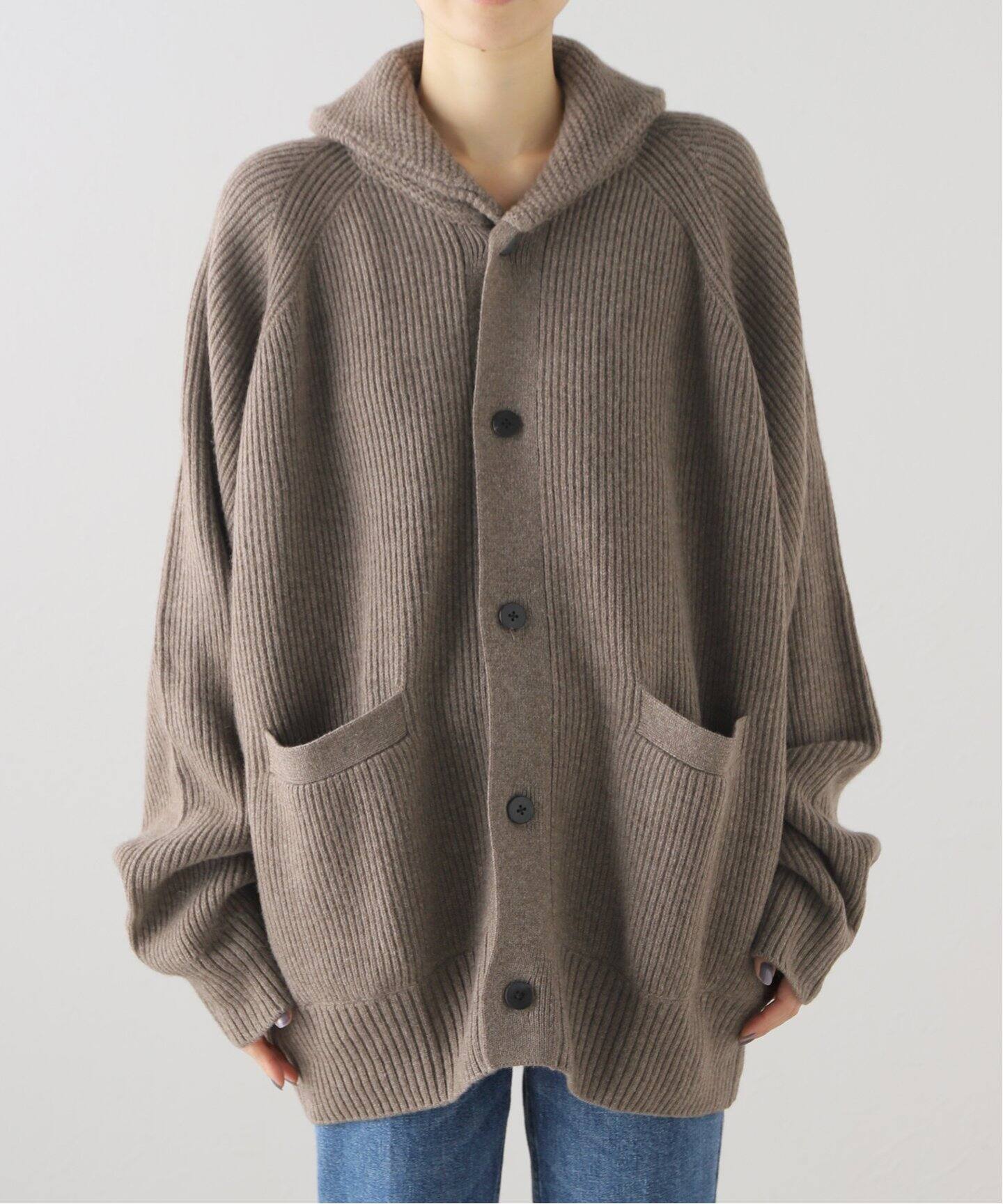 SEEALL / シーオール】OVERSIZED CANADIAN SWEATER（カーディガン 
