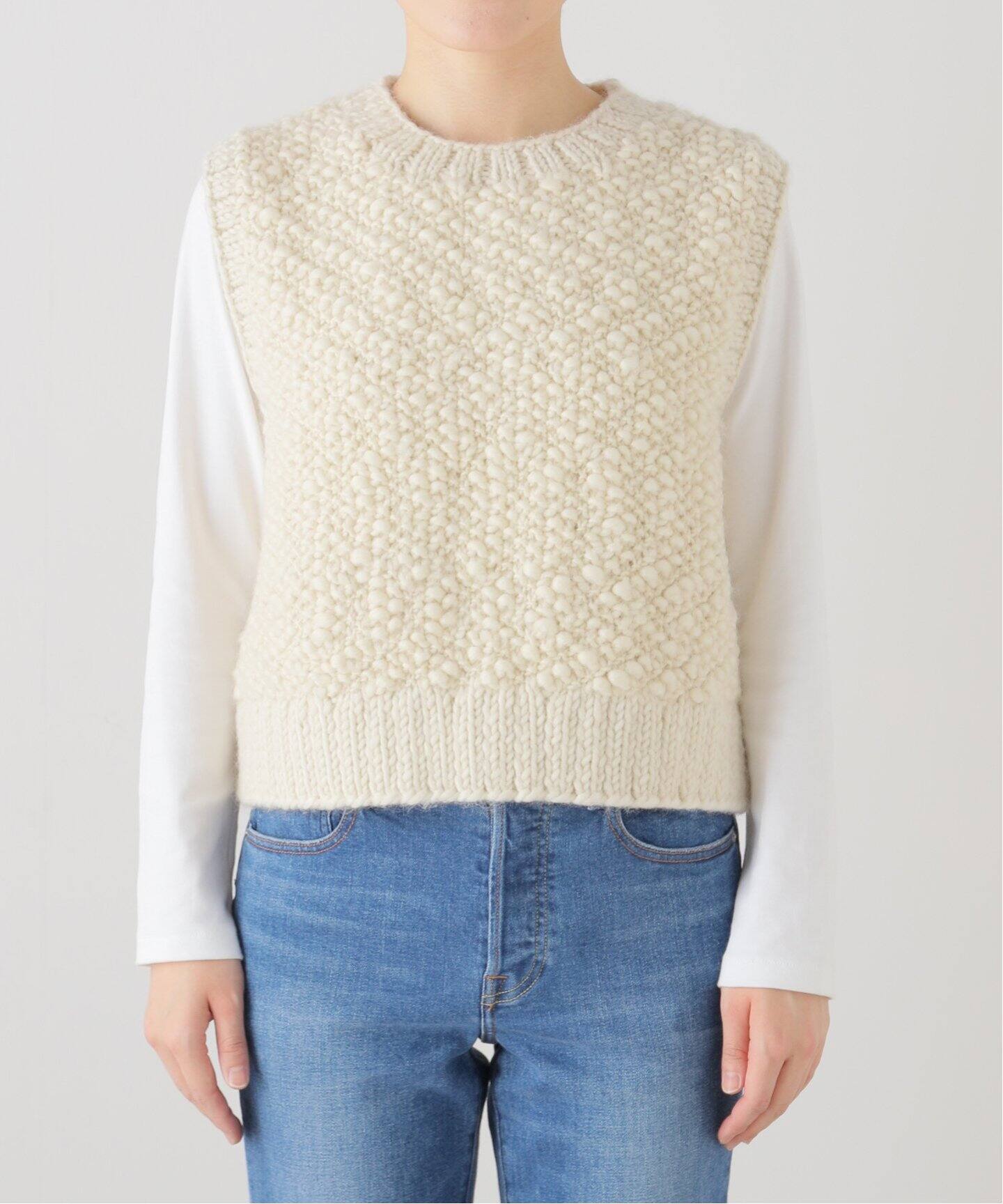 ネパールハンドニットスラブベスト（ベスト）｜JOURNAL STANDARD  