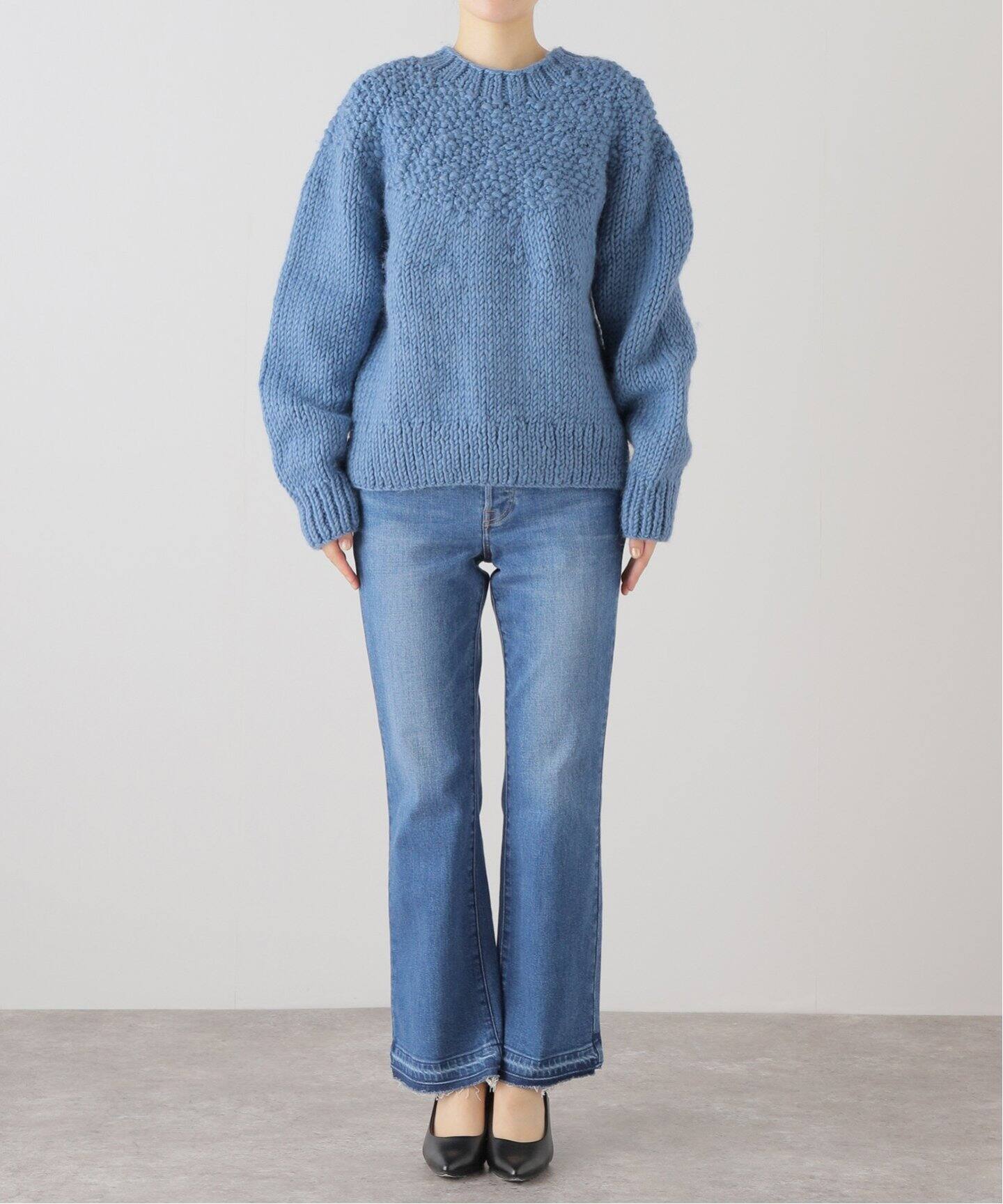 ネパールハンドニットスラブプルオーバー（ニット／セーター  