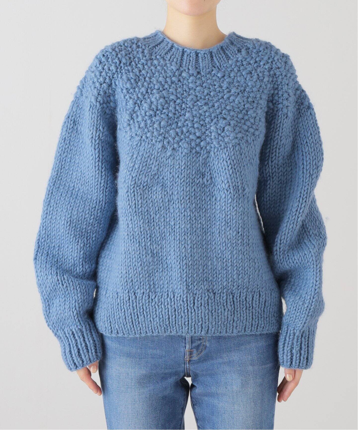 ネパールハンドニットスラブプルオーバー（ニット／セーター  