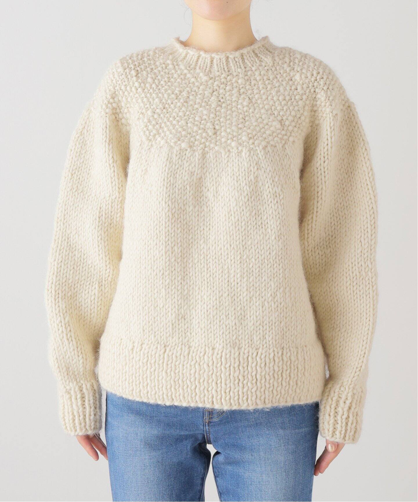 ネパールハンドニットスラブプルオーバー（ニット／セーター  