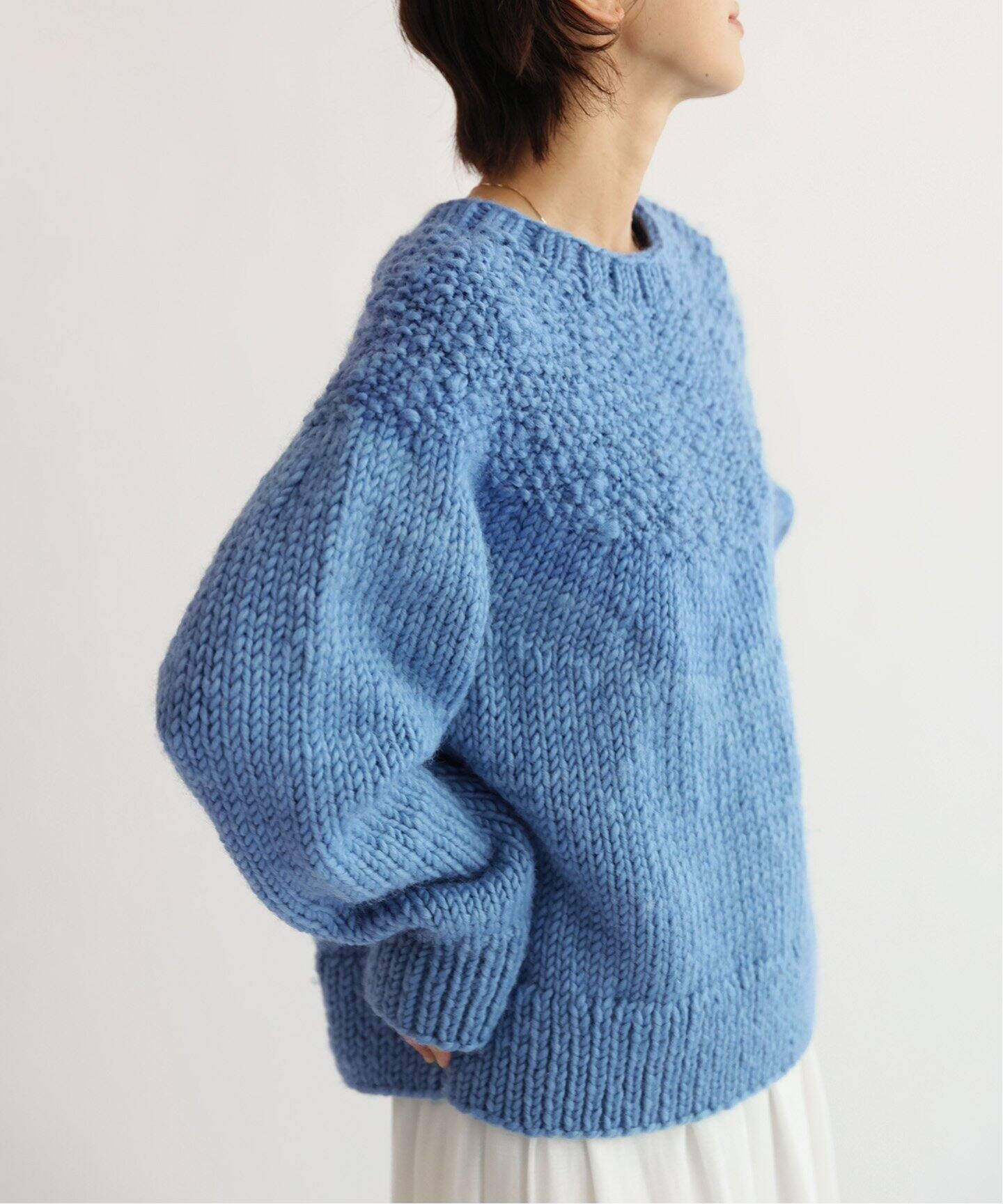 ネパールハンドニットスラブプルオーバー（ニット／セーター  