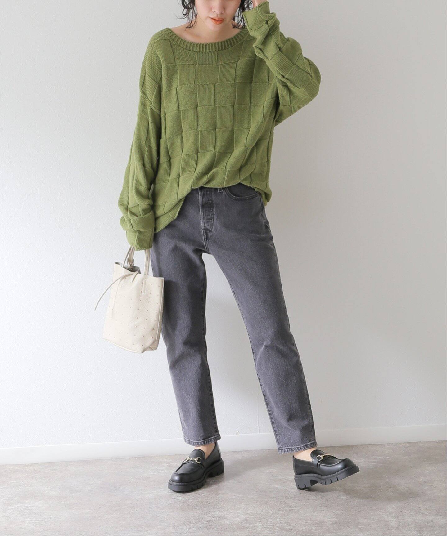 BASERANGE/ベースレンジ】KONAK SWEATER：ニット（ニット／セーター  