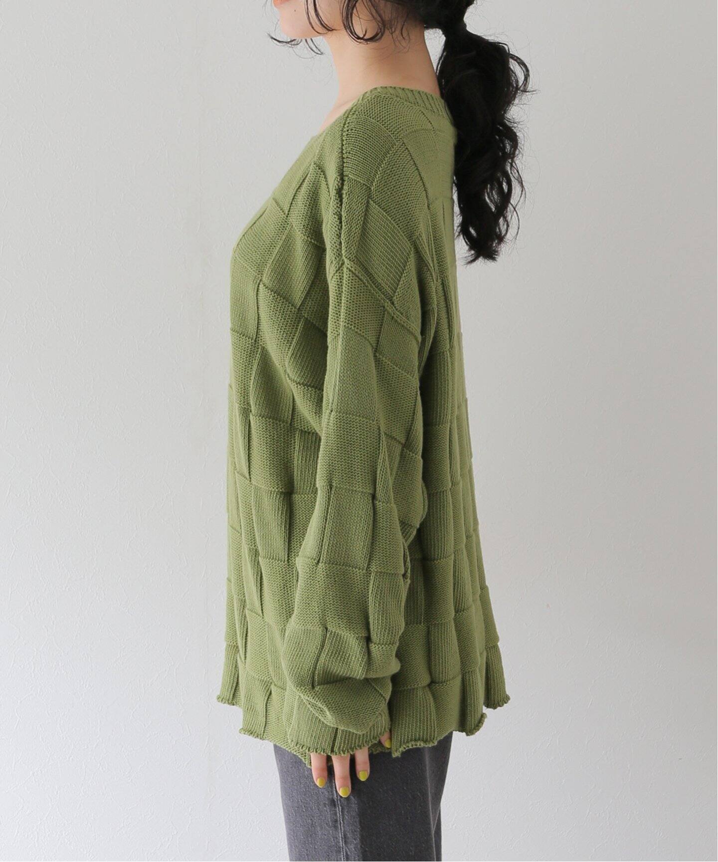 BASERANGE/ベースレンジ】KONAK SWEATER：ニット（ニット／セーター  