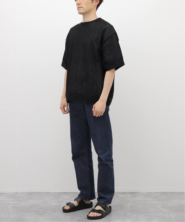 半袖ニット+カットソーの2点SET】リサイクルポリエステル サマーニット 
