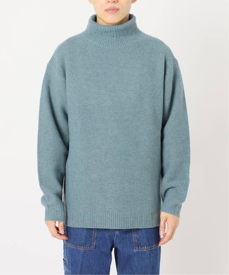 HAMILTON WOOL ガーター タートルネックニット（ニット／セーター  